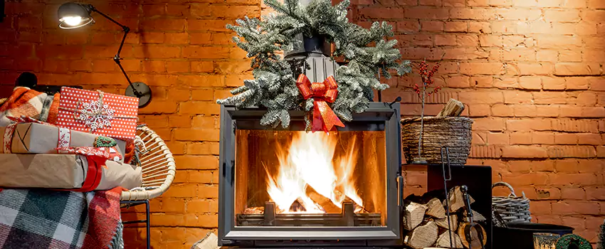 Travis Industries Linear Gas Fireplace Installation in Mustang, Oklahoma