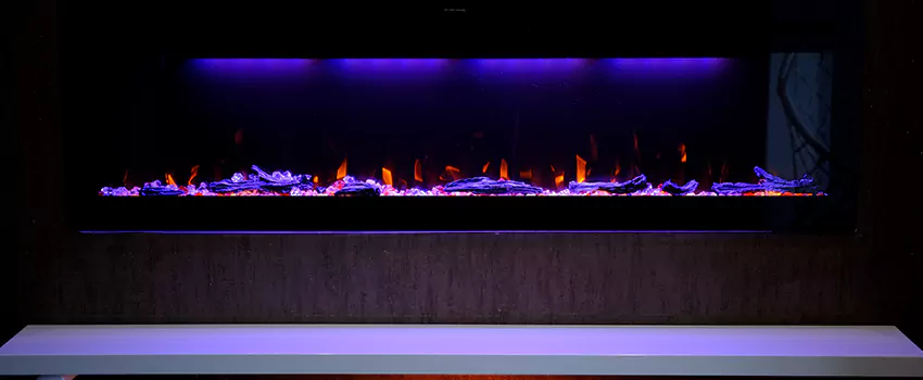 Dynamic Flame Color Fireplace Installation in Mustang, OK