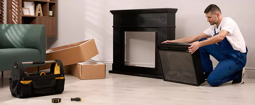 Old Rusted Metal Fireplace Repair And Replacement in Mustang, OK